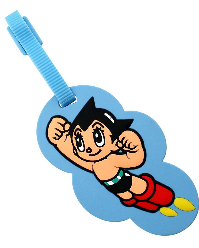 Astro Boy Bag Tag - Blue Cloud Flying