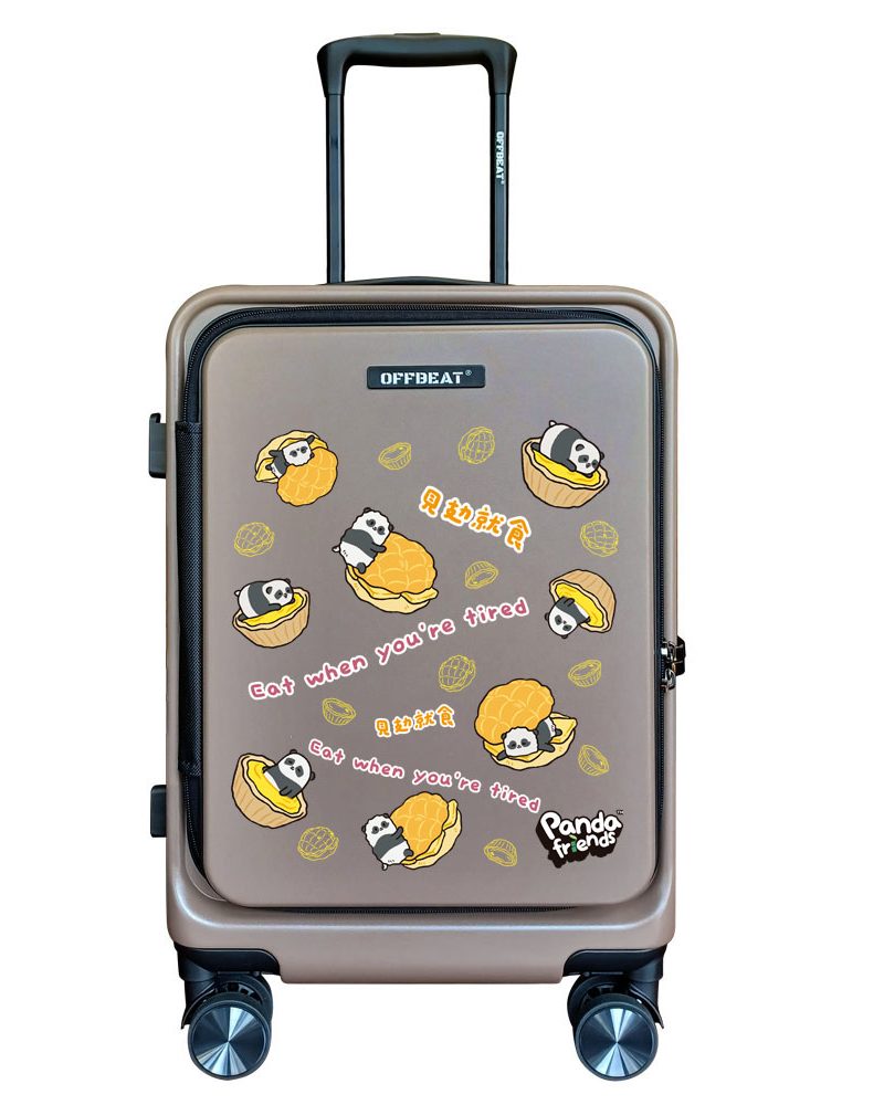 Panda Eat 20" Front Opening Luggage