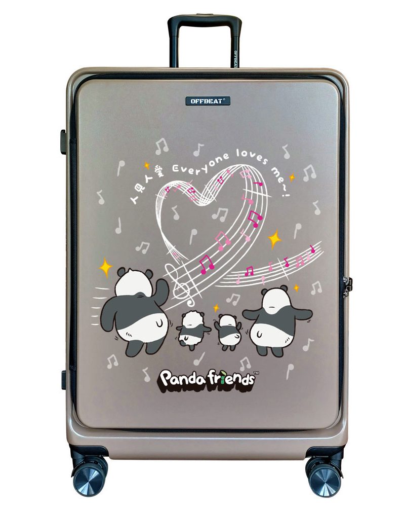 Panda Music 28" Front Opening Luggage