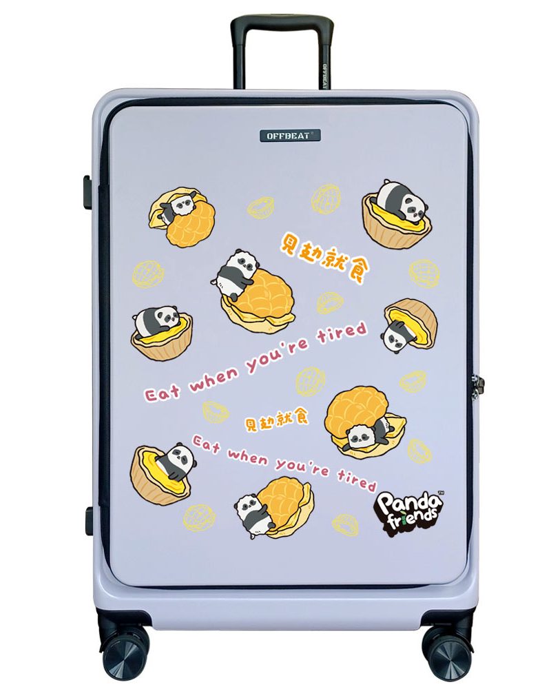 Panda Eat 28" Front Opening Luggage