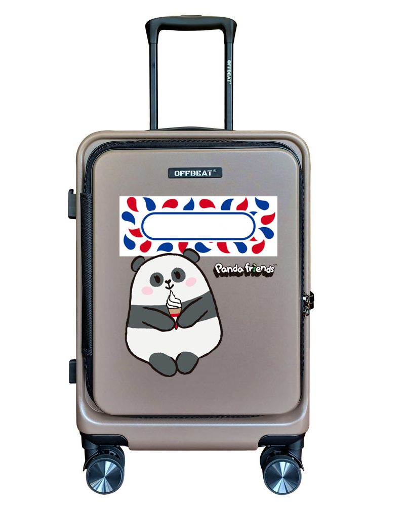 Panda Icecream 20" Front Opening Luggage