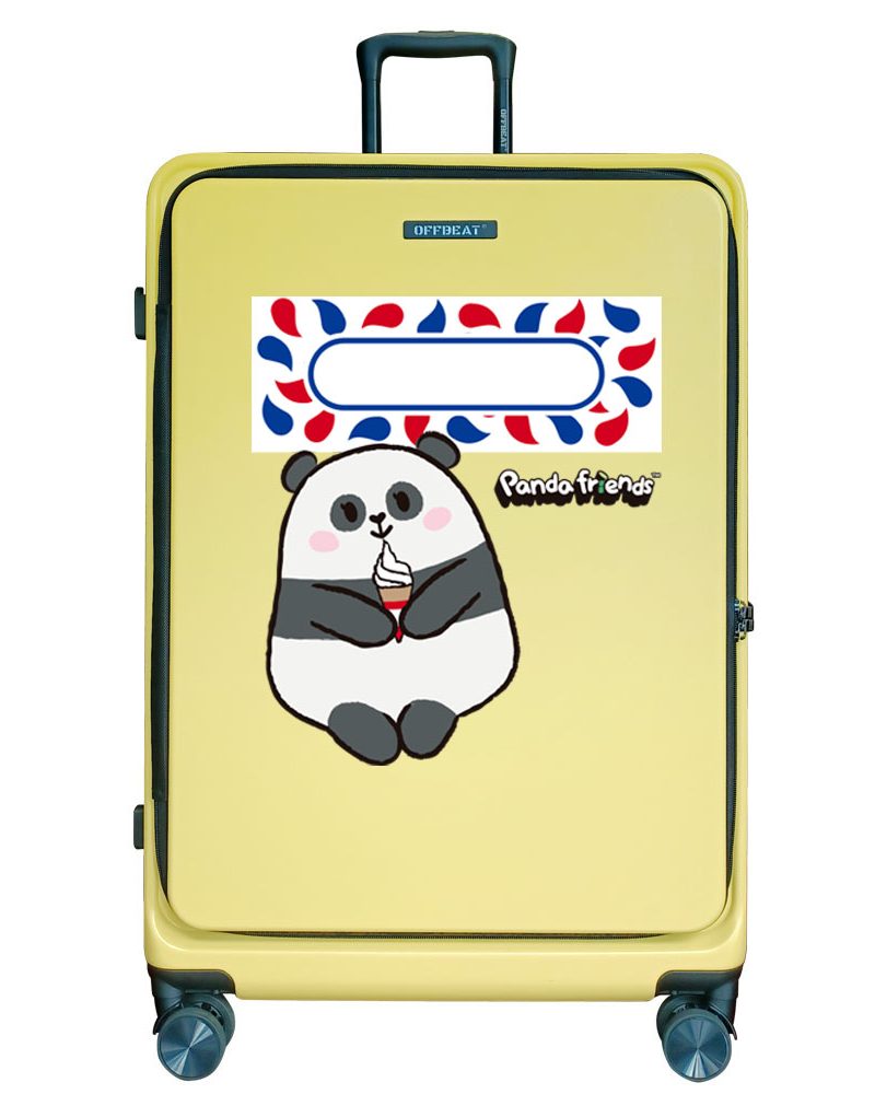 Panda Icecream 28" Front Opening Luggage