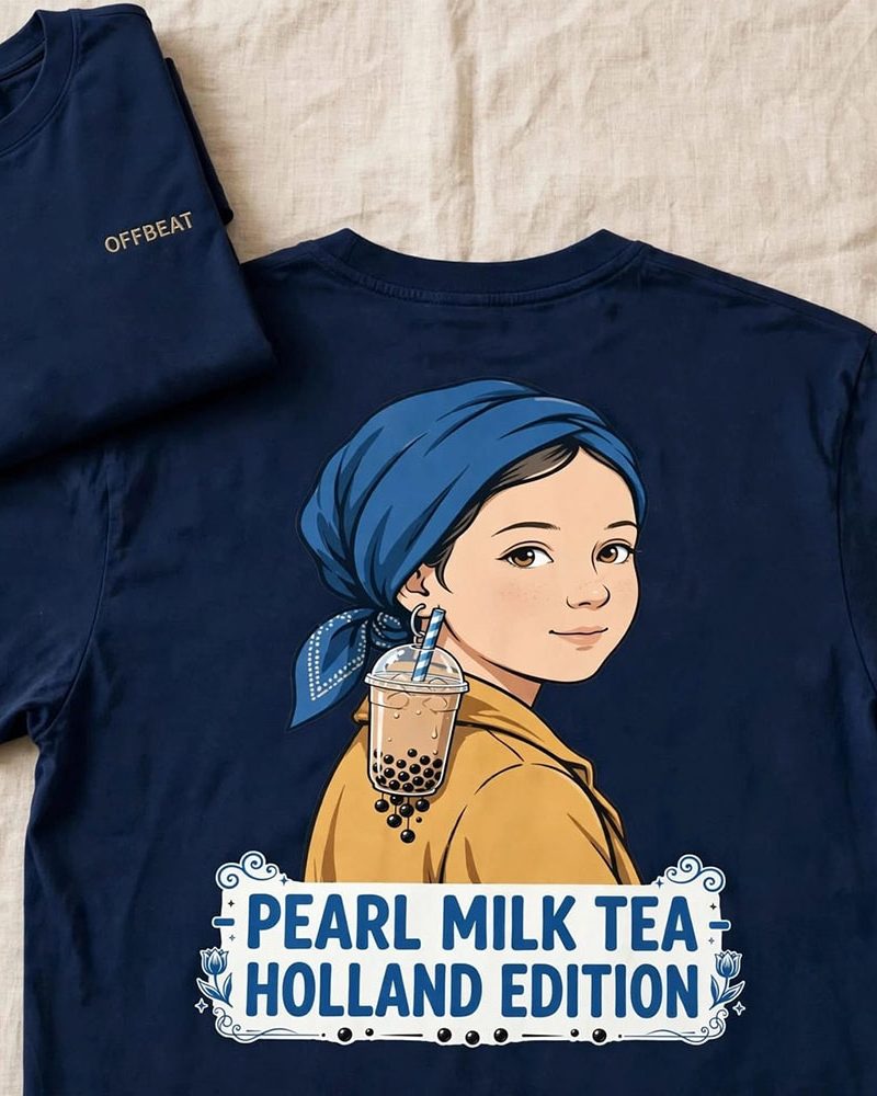 OFFBEAT Tee Pearl Milk Tea Girl