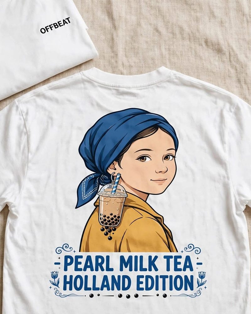 OFFBEAT Tee Pearl Milk Tea Girl