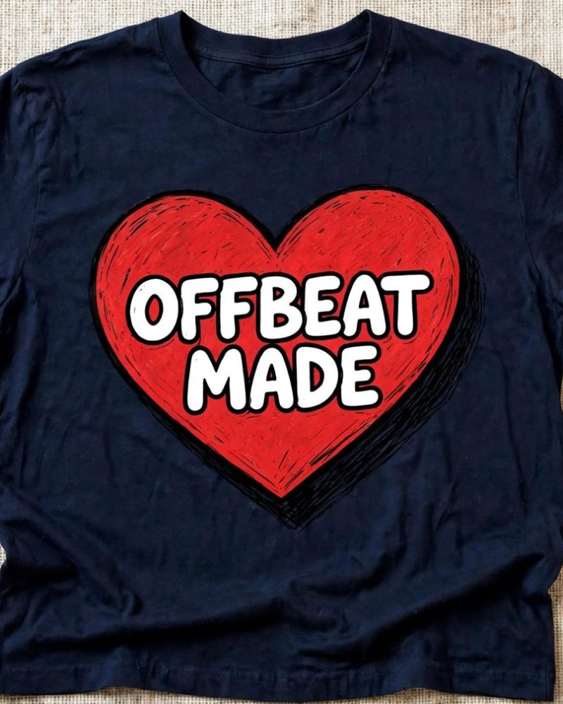 OFFBEAT Tee Graffiti Heart